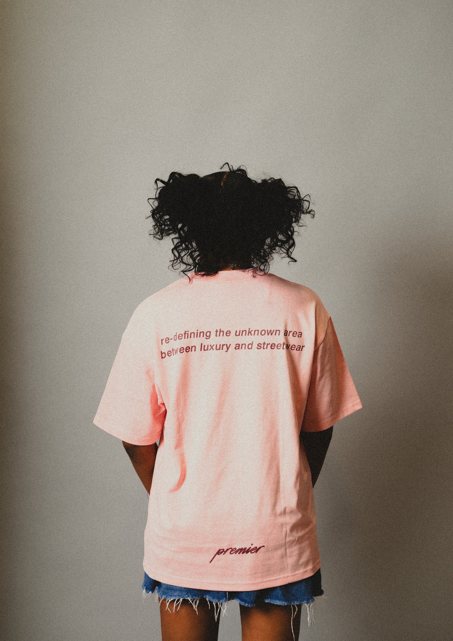 "BASIC BUT NOT BASIC" T SHIRT [PINK]