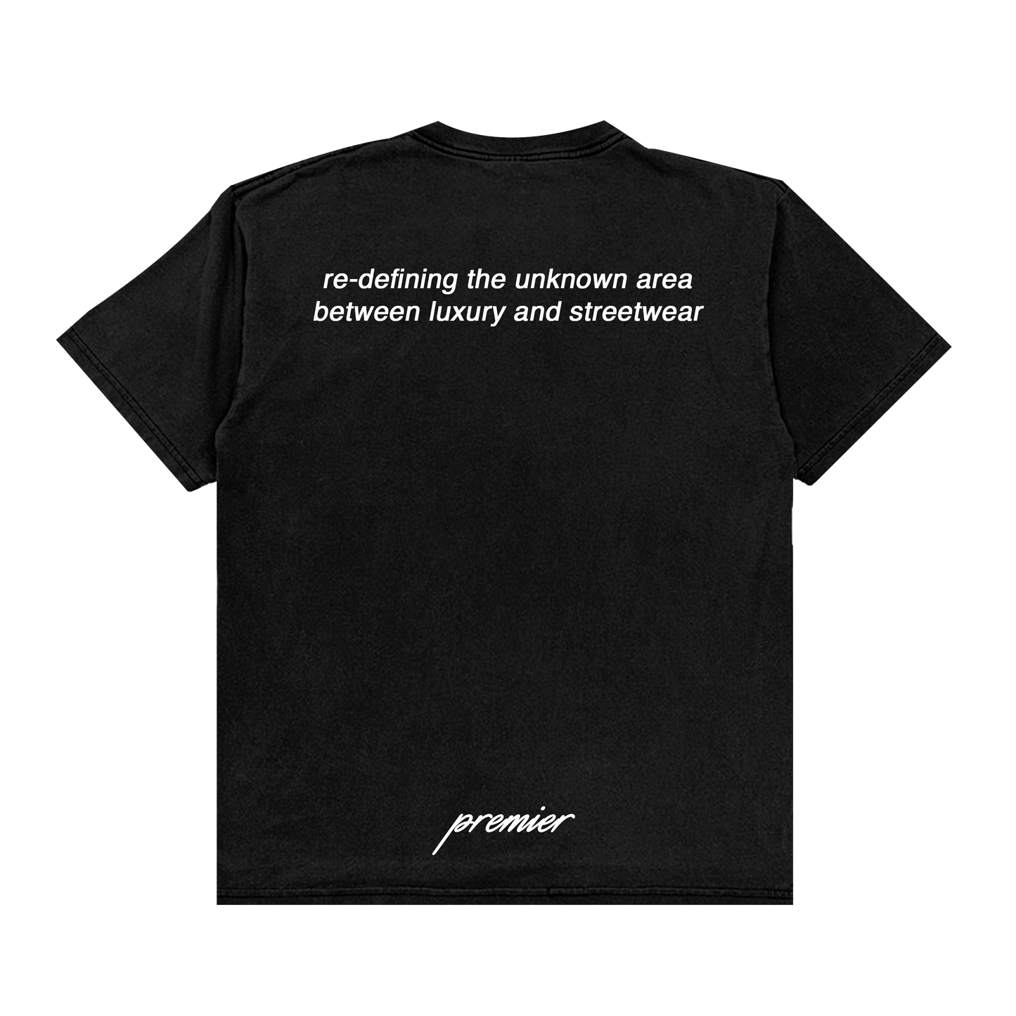 "BASIC BUT NOT BASIC" T SHIRT [BLACK]