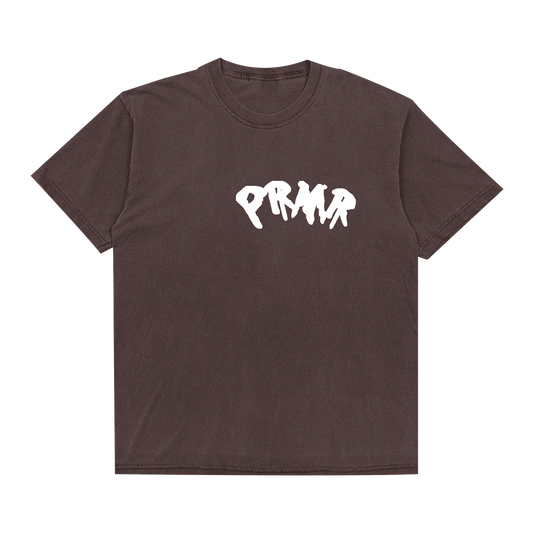 "BASIC BUT NOT BASIC" T SHIRT [BROWN]