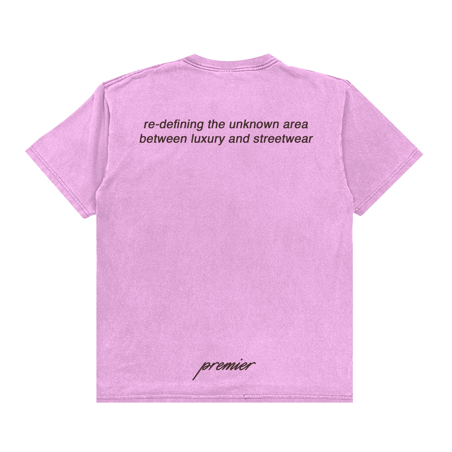 "BASIC BUT NOT BASIC" T SHIRT [PINK]