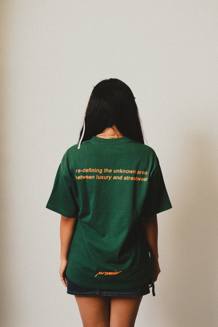 "BASIC BUT NOT BASIC" T SHIRT [GREEN]