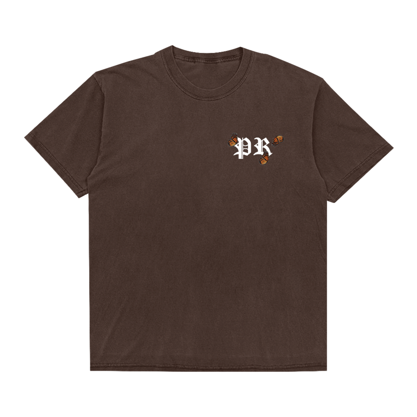 BUTTERFLY T-SHIRT (BROWN)