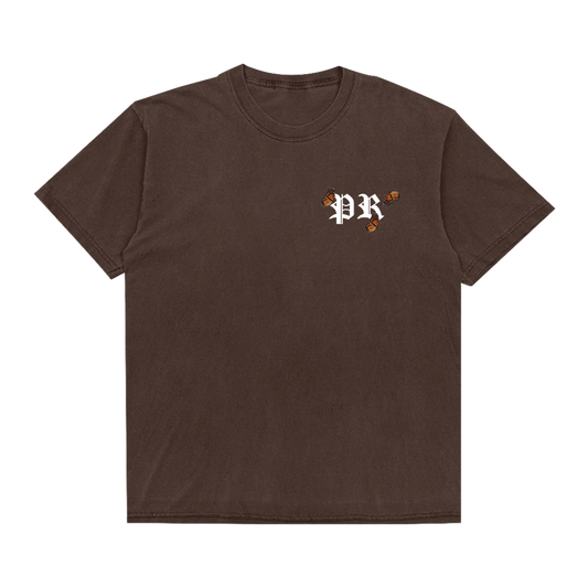 BUTTERFLY T-SHIRT (BROWN)