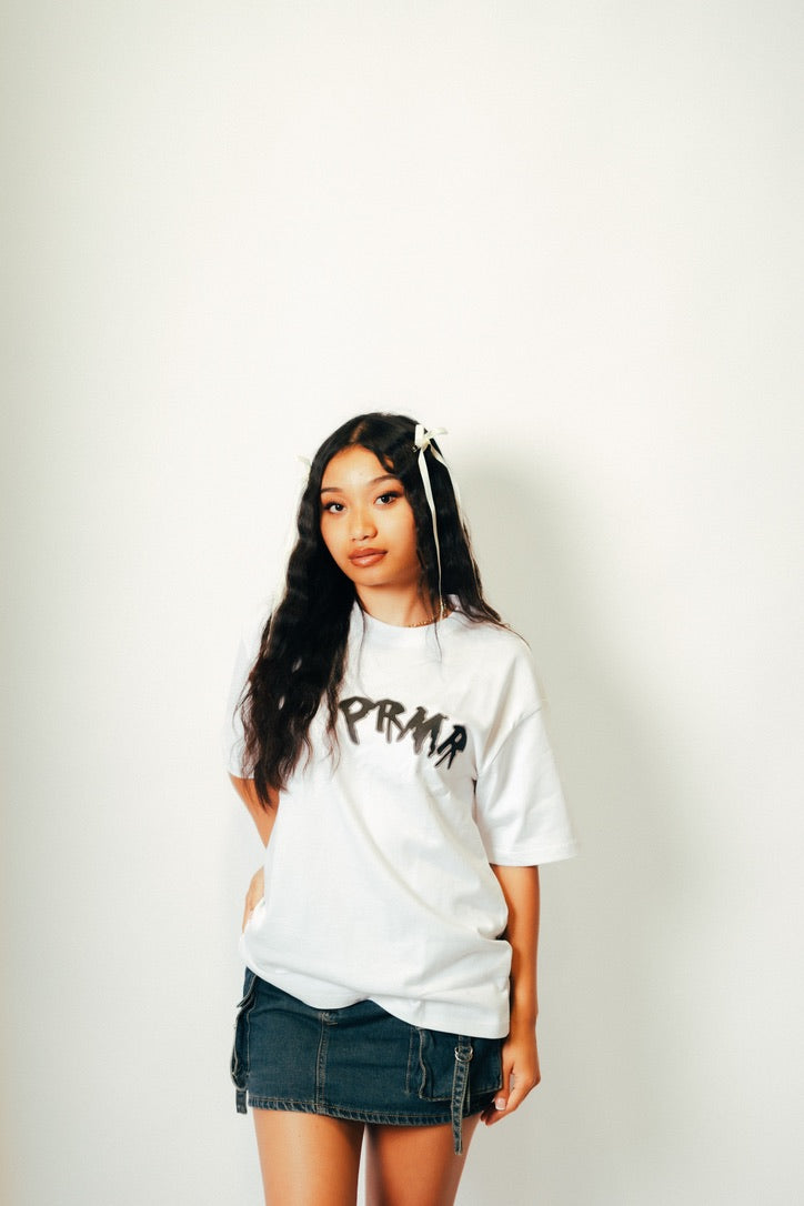 "BASIC BUT NOT BASIC" T SHIRT [WHITE]