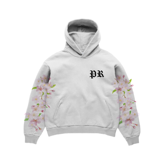 FLORAL HOODIE (OFF-WHITE)