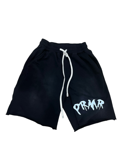 “PRMR” SWEATSHORTS (BLACK)