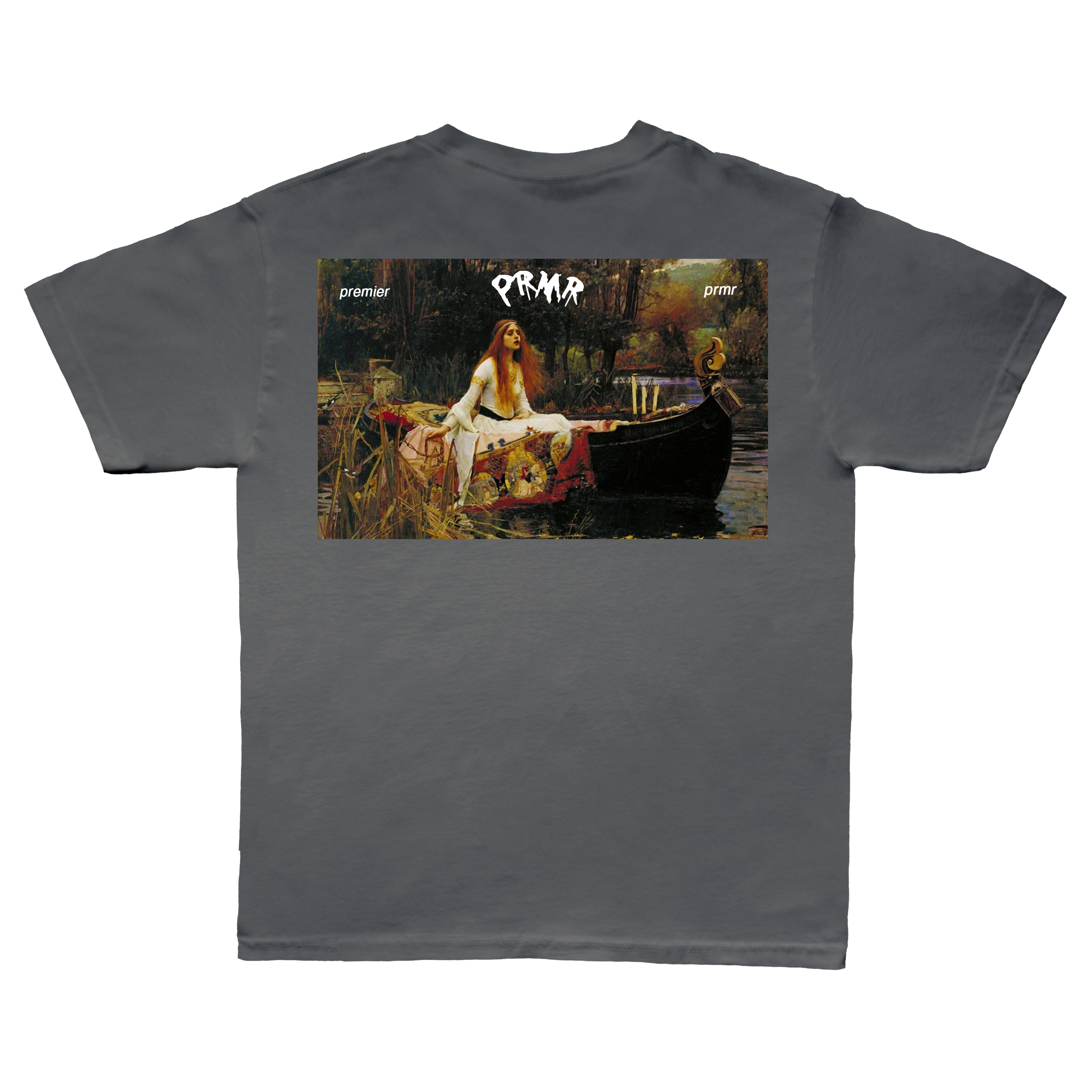 "PRMR PAINTING PRINTED" T-SHIRT [GREY]