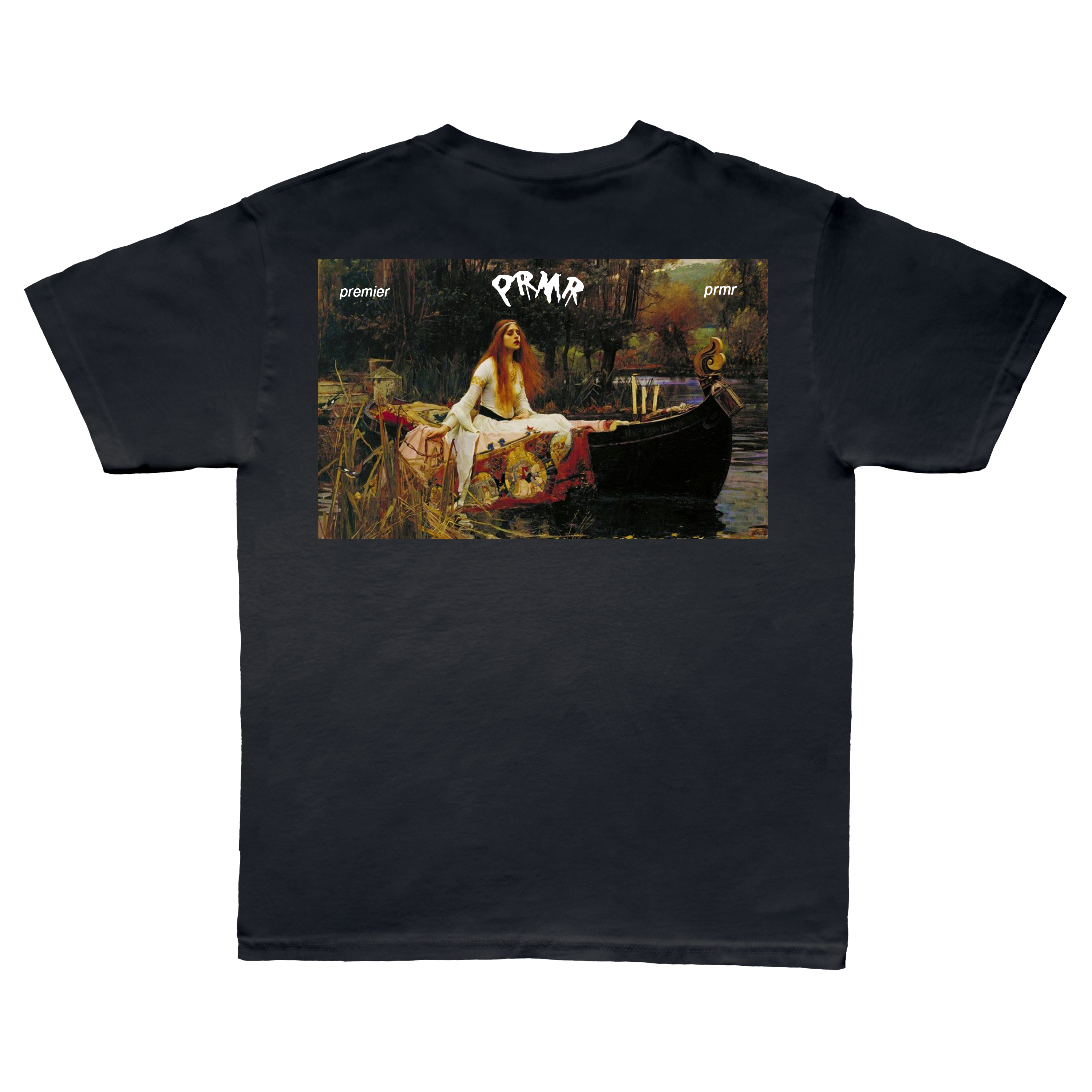 "PRMR PAINTING PRINTED" T-SHIRT [BLACK]